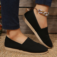 Baskets décontractées quatre saisons à enfiler pour femmes Chaussures de marche souples et confortables avec design classique
