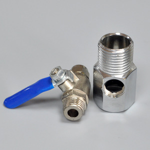Válvula de bola dividida de 1/2 pulgada, conector en T de metal para purificador de agua, accesorios para tuberías de PE - Product Image 2