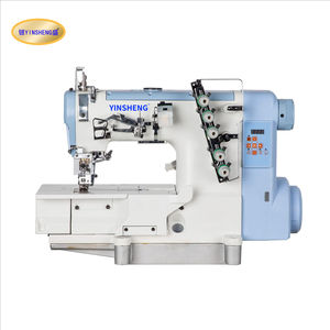 YS 500N-01CBD新品小型シリンダーベッドインターロックミシン4針6糸シングルフィードメカニズムモーターメタル - Product Image 2