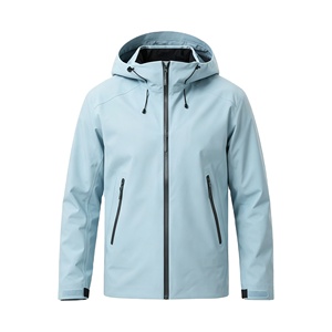 Veste <span class=keywords><strong>Homme</strong></span> Personnalisée Coque Rigide Légère à Capuche Imperméable Isolée Imperméable Coupe-Vent Vestes d'Extérieur pour Femme - Product Image 6
