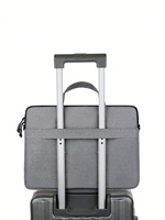 Business Fashion Lightweight Waterproof Polyester Laptop Sleeve 14 Inch & 13 Inch Portable Shoulder Bag Men's Laptop Bag