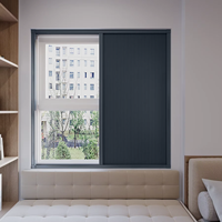 Persianas Celulares Inteligentes Xinsbest, Integradas, de Izquierda a Derecha, con Control Remoto Eléctrico, para Ventanas de Dormitorio y Baño