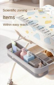 Table à langer multifonctionnelle tout-en-un, station de soins pour bébé portable pour le bain et le change de couches des nouveau-nés - Product Image 4