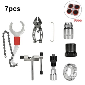 Kit d'outils pour vélo, outils de réparation de vélo professionnels avec clé de démontage de cassette, brise-chaîne, outil d'entretien - Product Image 2