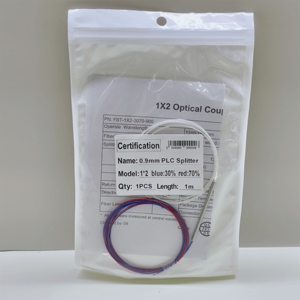 Wholesale Micro Round Tube <b>Splitter</b> 1x2 30:70 Single Mode 1M 9/125μm Single Mode PLC <b>Splitter</b> - Product Image 2