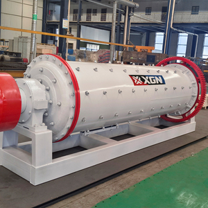 1500*3000 Eisenerz-Kugelmühle 4,5-12t/h Mineralverarbeitungs-Schleifmaschine mit Wechselstrommotor Getriebe Lager - Product Image 1