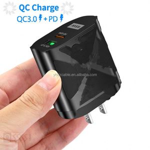 Cargadores rápidos de 2 puertos con adaptador tipo C de 65 W GaN Pd, cargador de pared USB C rápido para portátiles y teléfonos móviles. - Product Image 1