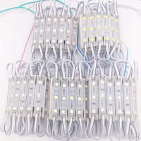 Ip65 12v led werbung module weiß rot 3led mdulo für licht box signage 3 smd 5054 led-modul