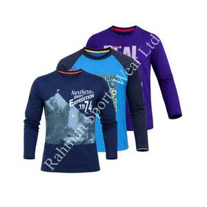 T-shirt à manches longues personnalisé pour homme, fabriqué en coton 100 %, confort maximal, séchage rapide, écologique, pour un usage quotidien décontracté et pour se détendre - Product Image 2