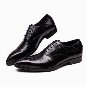 Calzado Formal de Alta Gama, Versátil, Casual de Negocios, Duradero, de Cuero, Cómodo, Transpirable, Ligero, Impermeable, con Cordones, para Bodas - Product Image 2