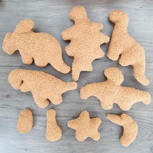 Nuevo Dino Nugget <span class=keywords><strong>de</strong></span> <span class=keywords><strong>pollo</strong></span>, dinosaurio, <span class=keywords><strong>pollo</strong></span>, almohada <span class=keywords><strong>de</strong></span> peluche, Stegosaurus Tyrannosaurus juguete, oso <span class=keywords><strong>de</strong></span> peluche, característica suave - Product Image 6
