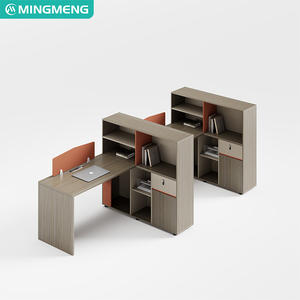 <b>Office</b> employee desk, simple modern four-person <b>computer</b> desk, <b>office</b> partition cubicle, finance employee desk - Product Image 6