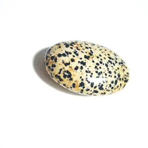 2023 Natural crystal oval shape speckle stone Pebble stone for decoration semi-precious stone crafts