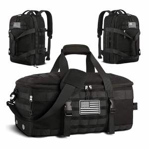 Sac de sport multifonctionnel de voyage avec compartiment à chaussures séparé et rangement organisé, imperméable, pour le sport et les voyages en avion (bagage cabine) - Product Image 1