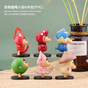 Juguetes de Muñecas 3D, Adorable Figura de Acción de Animal Marino de Dibujos Animados de Shin Chan, Decoración de Pastel y Escritorio, Accesorios de Figuras de Acción, Regalos - Product Image 3
