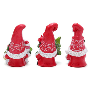 Decoración Creativa para el Hogar, Adornos Navideños de Cerámica Pintada con Diseño de Santa Claus y Gnomos para Uso en Interiores - Product Image 3