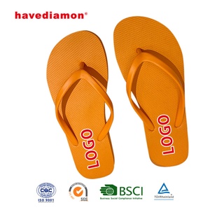 Wedding Flip Flops Custom Printed Logo Guests Gifts Beach Sandals Light Weight Plain <b>Ladies</b> <b>Slippers</b> Promotional - Product Image 2