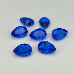 Tổng hợp màu xanh <span class=keywords><strong>Spinel</strong></span> 111 # màu hình trái tim 5x5mm lỏng đá quý đối với trang sức - Product Image 5