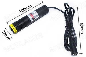 Ống Kính Thủy Tinh 650nm/660nm Chống Nước IP67 D22x100mm Chống Nước Mô-đun <span class=keywords><strong>Laser</strong></span> Đỏ 10MW ~ 200MW (Có Bộ Chuyển Đổi & Giá Đỡ) - Product Image 2
