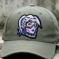 Patch Bordir Cyberpunk Personalisasi Grosir Karakter Anime Gadis Aplikasi Kain Bordir Kustom Patch Bordir Gadis