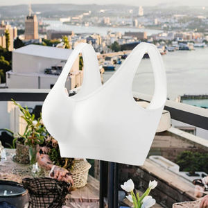 เสื้อชั้นในกีฬาโยคะแบบไหล่เดียวสำหรับผู้หญิง แห้งเร็ว ระบายอากาศได้ดี ผลิตจากผ้าสแปนเด็กซ์/ไนลอน รองรับน้ำหนักเบา มีลูกไม้ เหมาะสำหรับออกกำลังกาย ฟิตเนส วิ่ง - Product Image 2