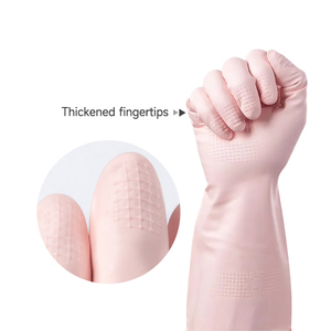 Sarung Tangan Nitril Grosir Warna <span class=keywords><strong>Pink</strong></span> Biru Hijau Buatan Cina 11mil Tahan Minyak Dapat Digunakan Kembali Warna Sarung Tangan Pembersih Rumah Tangga - Product Image 4