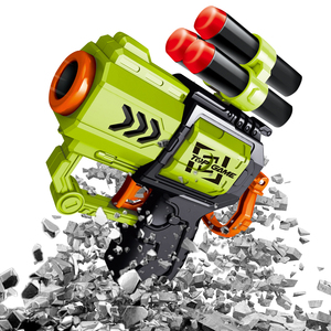 Pistola Giocattolo ad Aria Compressa per Bambini, Gioco di Tiro a Lunga Distanza con Proiettili, Pistola Giocattolo in Plastica con Proiettili Morbidi - Product Image 2