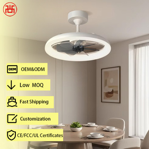 Modern 7-Blade Acrylic <b>Ceiling</b> <b>Fan</b> for Dining Room, <30dB Quiet DC Motor, 6-Speed & Dimmable <b>LED</b> with APP &Remote Control - Product Image 1