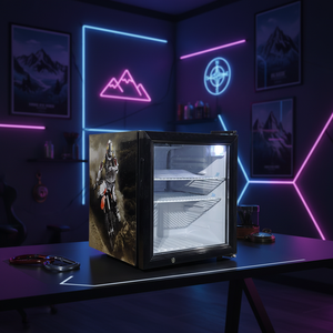 Meisda SC52 52L <span class=keywords><strong>Nevera</strong></span> Exhibidora de Bebidas con Compresor y Enfriamiento, <span class=keywords><strong>Mini</strong></span> Bar con Certificación ETL - Product Image 1