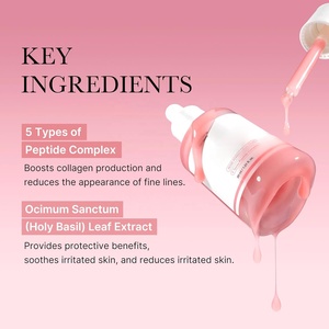 Sérum Éclat <span class=keywords><strong>Rose</strong></span> avec Peptide Niacinamide Hydratant Raffermissant Teint Inégal Sérum Blanchissant <span class=keywords><strong>Taches</strong></span> Noires Ciblées - Product Image 5