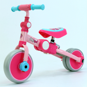 Vélo d'équilibre 3 en 1 pour enfants de 2 à 6 ans, tricycle pliable à pédales, vélo à pédales pour enfants - Product Image 3