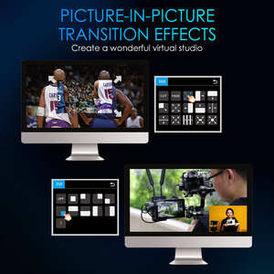 FEELWORLD pour L2 PLUS 5.7 pouces, écran tactile LCD IPS, contrôle <span class=keywords><strong>PTZ</strong></span>, clé chromatique, USB3.0, mélangeur vidéo multi-caméras, commutateur compatible - Product Image 2