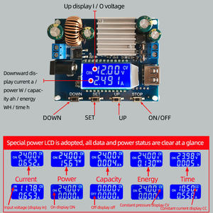 Convertidor de Voltaje Controlado por CNC XY-SK35L, de 12V a 2V 9V, Módulo de Carga Solar de Corriente y Voltaje Constante - Product Image 5
