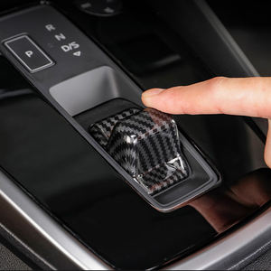 Fundas para Palanca de Cambios de Coche para <span class=keywords><strong>Audi</strong></span> <span class=keywords><strong>A3</strong></span> S3 RS3 8Y Q3 2021 <span class=keywords><strong>2022</strong></span> 2023 2024, Accesorios Interiores de Fibra de Carbono ABS para Caja de Cambios, LHD RHD - Product Image 1