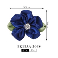 Yqmsd — ruban en Satin de Rose, 5 mètres, artisanal, pour couture de mariage, fabrication de ruban, en soie, fait à la main, fleurs pour vente