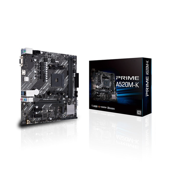 New Hot Sale PRIME A520M-K DDR4 Motherboard AMD AM4 Socket Desktop Gaming Double Channel RAM SATA Ports