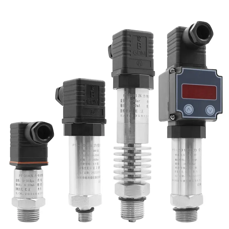 Miglior prezzo 420Ma trasmettitore di pressione 10V a basso costo acqua olio sensore di pressione acqua compatto trasmettitore di pressione