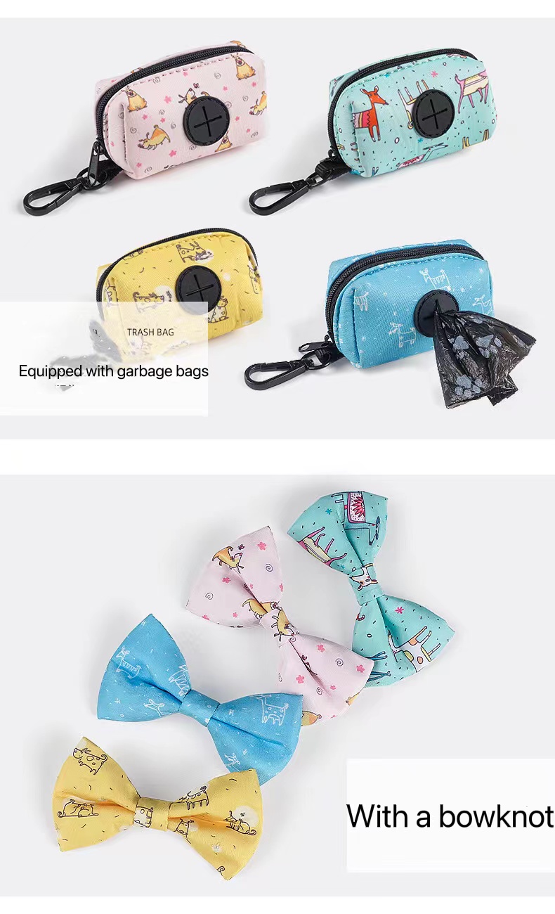 Green Color Polyester Pet Dog Harness Set With Adjustable Pin Buckle