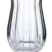 Tasse à thé en verre noir à bord évasé de 145 ml, à côtes verticales et base arrondie, approvisionnement direct usine pour restaurants, hôtels et salons de thé, OEM