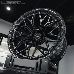 Carbon Fiber Wheel Hot Selling Forged Aluminum Alloy Rims For Luxury C8 BMW Ferrari 5x114.3 Deep Concave 16-26 Inch Wheel