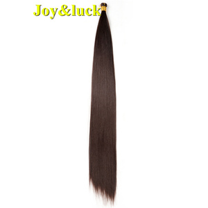 ผมต่อถักโครเชต์22 ''150g,ผมถักยาวตรงยาวสีดำธรรมชาติ - Product Image 4