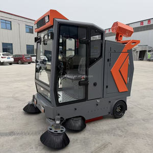Nouvelle balayeuse de voirie électrique D20 48V 150Ah sans entretien, moteur AC 2000W, 20 km/h, machine industrielle de balayage de rue - Product Image 1