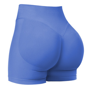 Pantalones cortos de verano para mujer, pantalones cortos sin costuras de cintura baja, pantalones cortos de gimnasio, pantalones cortos de yoga, pantalones cortos para correr y pantalones cortos de entrenamiento de ciclismo de alta elasticidad - Product Image 2