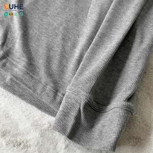 Ensemble de pyjama d'hiver pour femme en modal côtelé ultra doux et respirant (92 %), avec taille élastique, manches longues, boutons, couleur unie, pour la détente - Product Image 6