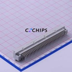 86094647113745ELF Board-to-Board & Backplane Connector Bent Lead Through Hole,P=2.54mm Connector 64P 2.54mm Right Angle Insert 2 - Product Image 1