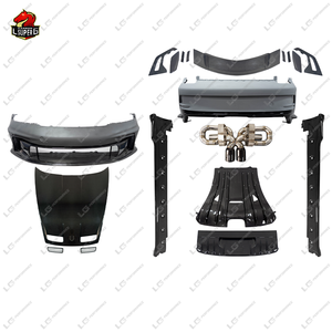 Kit de carrocería GR3 <span class=keywords><strong>RS</strong></span> de alto rendimiento para <span class=keywords><strong>Porsche</strong></span> <span class=keywords><strong>911</strong></span> <span class=keywords><strong>991</strong></span> 992 actualización media fibra de carbono parachoques de coche Spoiler guardabarros capó faldas laterales - Product Image 1