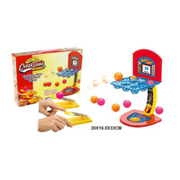 Jeu de tir au ballon éducatif de table pour 2 joueurs – Mini jeu interactif de basket-ball en plastique pour intérieur