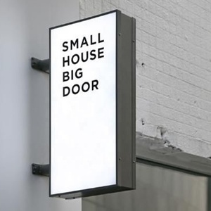 Panneau de publicité en acrylique personnalisé, boîte à lumière Led pour l'extérieur, enseignes lumineuse - Product Image 5