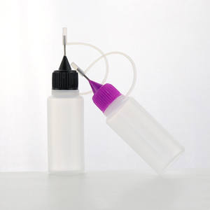 ขวดบีบ PE ขนาด3มล. 5มล. 10มล. 15มล. 20มล. 30มล. พร้อมฝาจุกเข็มขวดสีครีมทาเล็บขวดแวววาว - Product Image 4