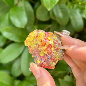 Großhandel Fanshi Natur kristall Cluster Realgar Erz poliert Orpiment Heilung Gelb Roh stein geschnitzt Feng Shui Home Decor Geschenk - Product Image 3